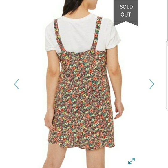 NWT Topshop Floral Sundress - Size 8 - Picture 2 of 8